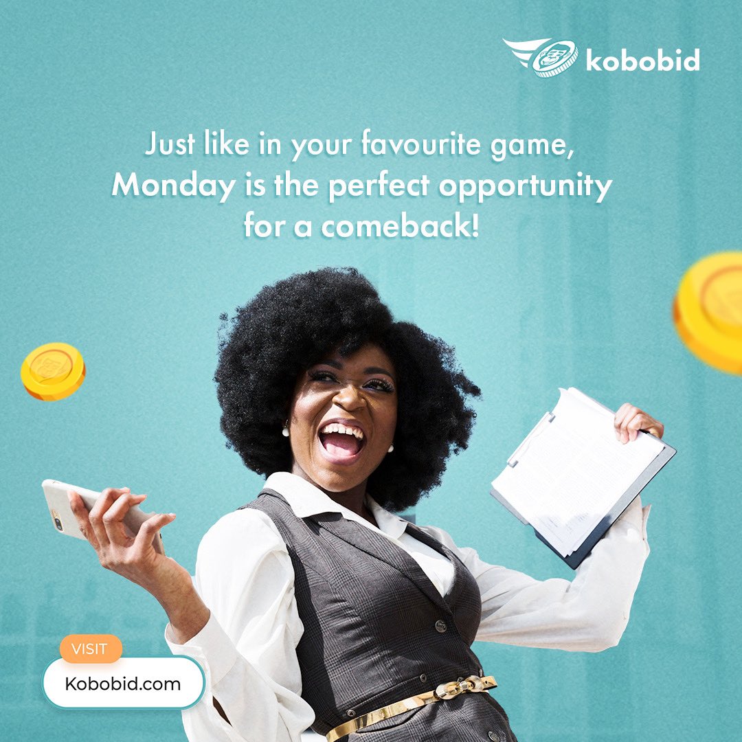 Let’s win this Week! Let’s get it!💪🏽 Play games and win on kobobid.com