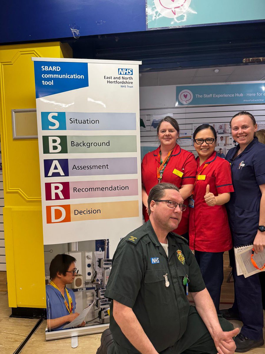 Launching #SBARD at @enherts @ListerCCOT @SepsisAtLister @ChiefNursePHT @margaretdevaney. Come and Talk to us in SBARD today