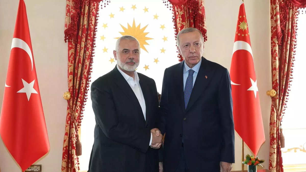 #MiddleEast #News - #Israel will pay one day the price for the atrocities it has committed against #Palestinians in #Gaza, #Turkey's President Tayyip #Erdogan, who met in #Istanbul on Saturday with the leader of #Hamas' #political wing, Ismail #Haniyeh, has said.
