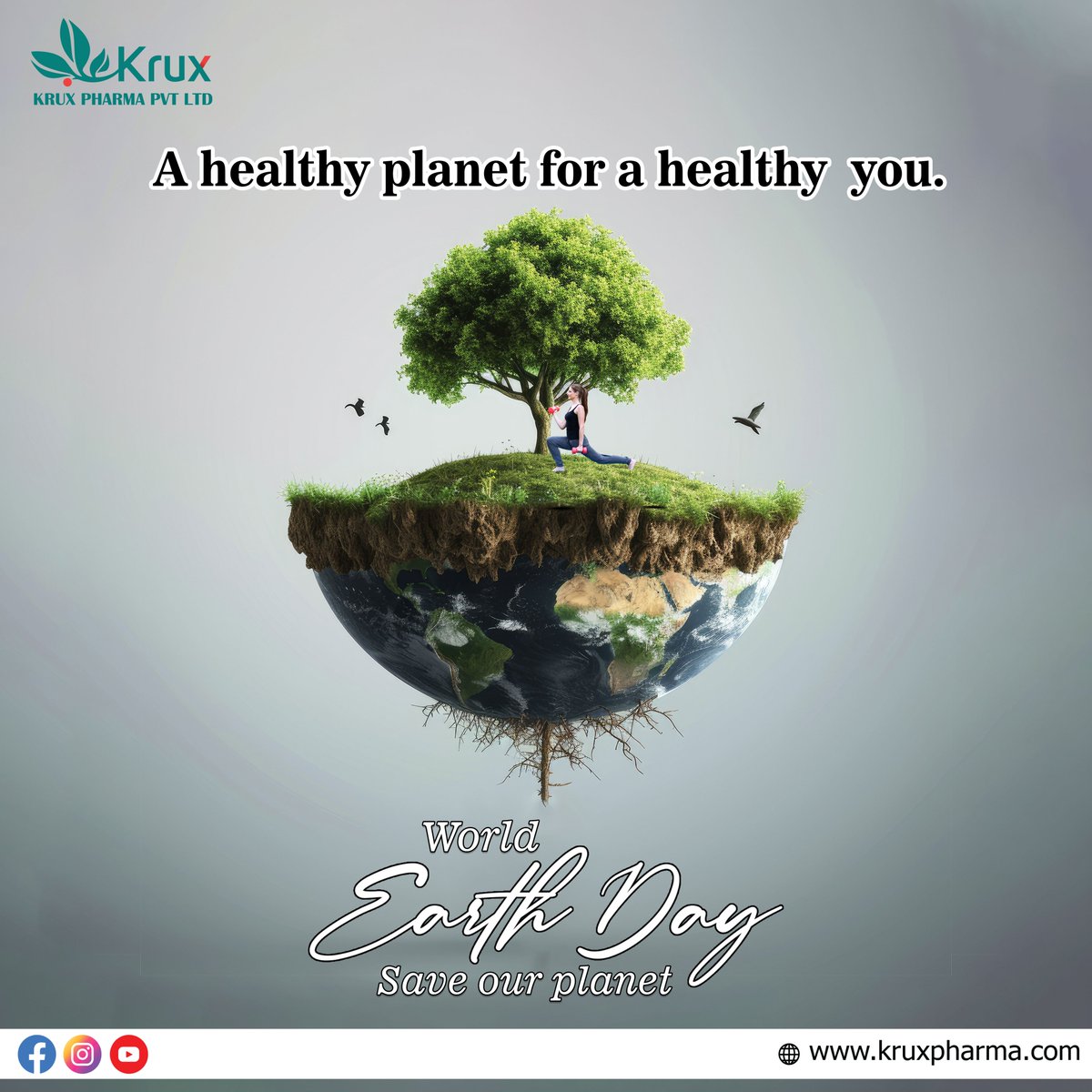 This #WorldEarthDay, Krux Pharma reaffirms its commitment to health - for people and the planet. 

Together, let's create a healthier future.

#WorldEarthDay2024 #WorldEarthDay #EarthDay #kruxpharmaceutical #kruxpharma #FacebookPage #facebookviral #pagelike #pagefollowers