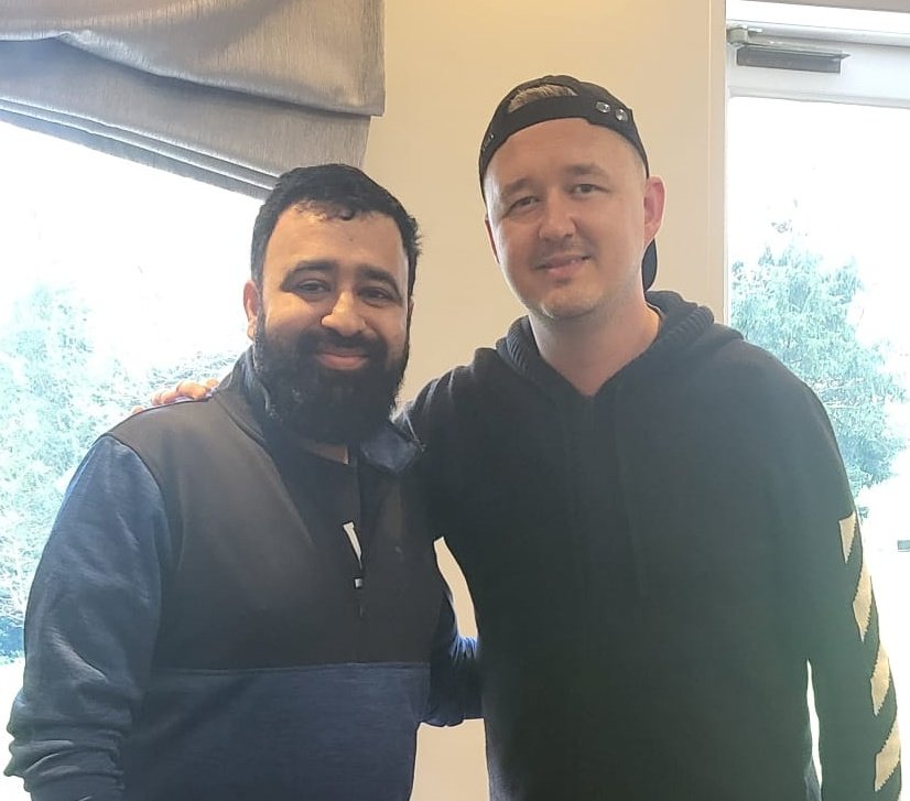 Met @KyrenWilson at breakfast this morning What an absolute Gent, had plenty of time for a chat A wonderful player and a better human being, rooting for him to go far in the tournament Met @TWSportsManager as well 🙂, really nice guy #snooker #CazooWorldChampionship