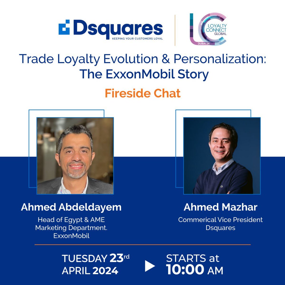 Dsquares_Global's tweet photo. We are almost there! 
We are excited to be the headline sponsor of the region's largest loyalty event; Loyalty Connect Global 

As the Global Loyalty Expert, we are keen on passing our expertise through various talks and sessions. 
Register now!
https://t.co/MHdUeUEZr4 https://t.co/e3WFBuTjxn