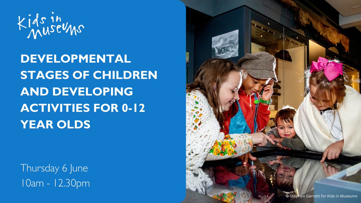 📣 NEW SUMMER TRAINING! Book now for a webinar about the developmental stages of children aged 0-12 and how to use this knowledge to shape engaging activities, led by Anna Salaman. 🎟️ Tickets £5 - £40 🗓️ 6 June, 10am-12.30pm