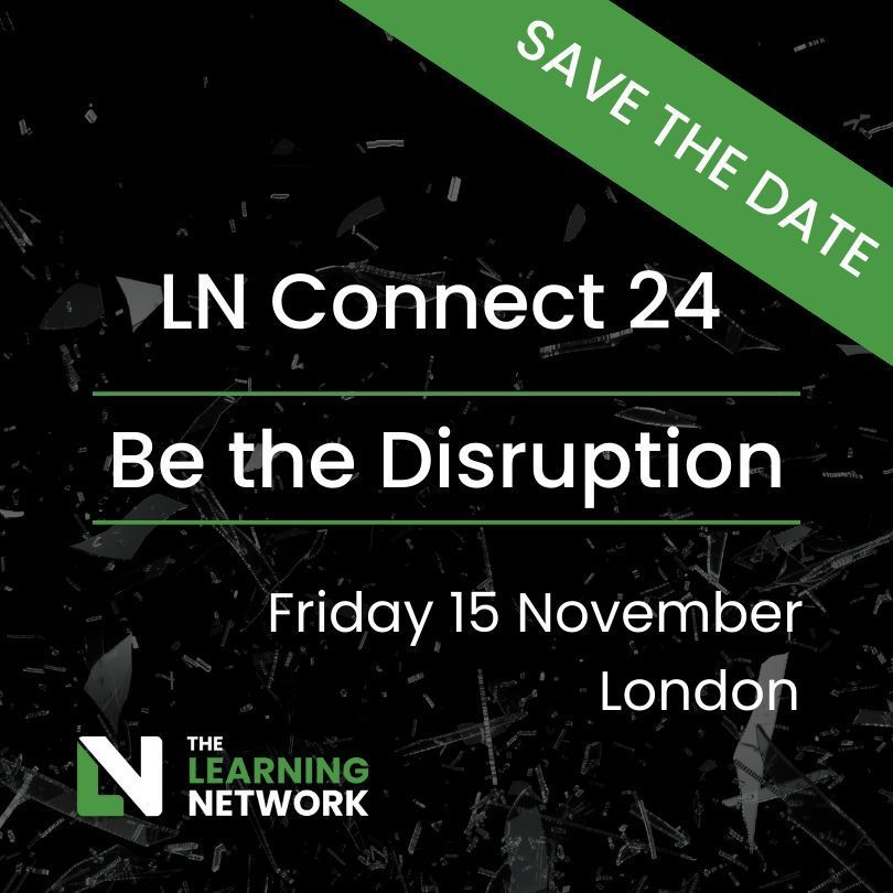 learningnetwk's tweet photo. LN Connect is back in 2024 🙌
📆 Fri 15 November
📍 London
Save the date for LN Connect 24 and Be the Disruption 👉 https://t.co/moscmBglBw
#LNConnect #BeTheDisruption #DisruptiveLearningDevelopment https://t.co/CNZ2kwk9OL