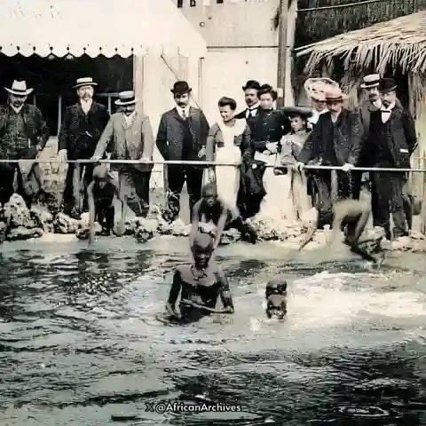 Human Zoo in Paris, 1905