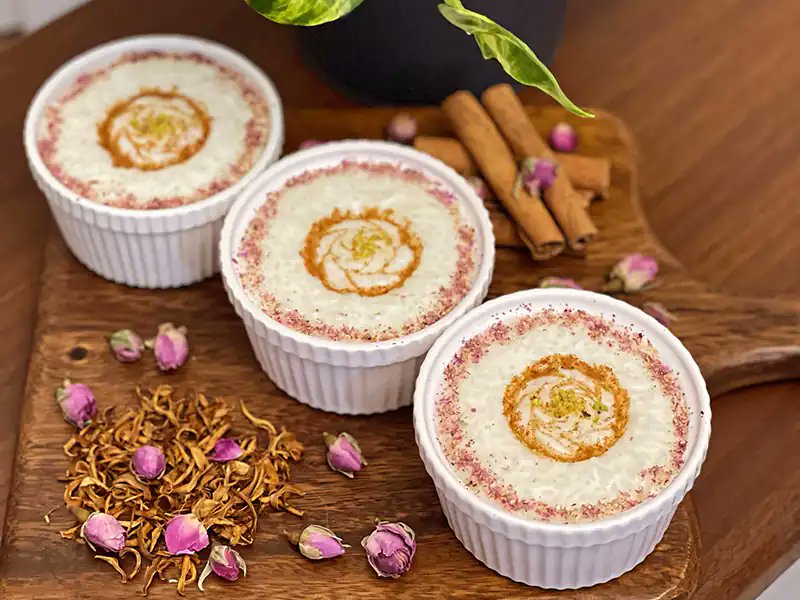 PvCookingCom's tweet image. Craving a sweet &amp;amp; simple treat? 🍚✨ Try Shir Berenj, a comforting Iranian rice pudding with a floral twist of rose water! 🌹🥄 Easy to make &amp;amp; irresistibly soothing. 📲 Dive into the recipe here: 🔗amazespice.com/166-shir-beren…

#RicePudding #PersianDessert #EasyRecipes #HomeCooking