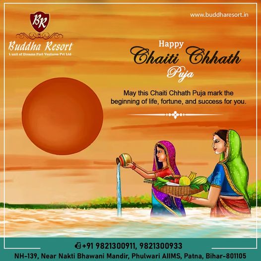 May the divine blessings of Chaitra Chhath bring joy and harmony into your homes and hearts. Let's celebrate the spirit of gratitude and devotion! #ChaitraChhath

#ChhathiMaiya #ChaitChhath #चैतीछठ #चैत्रछठ #BuddhaResort #Patna #Bihar