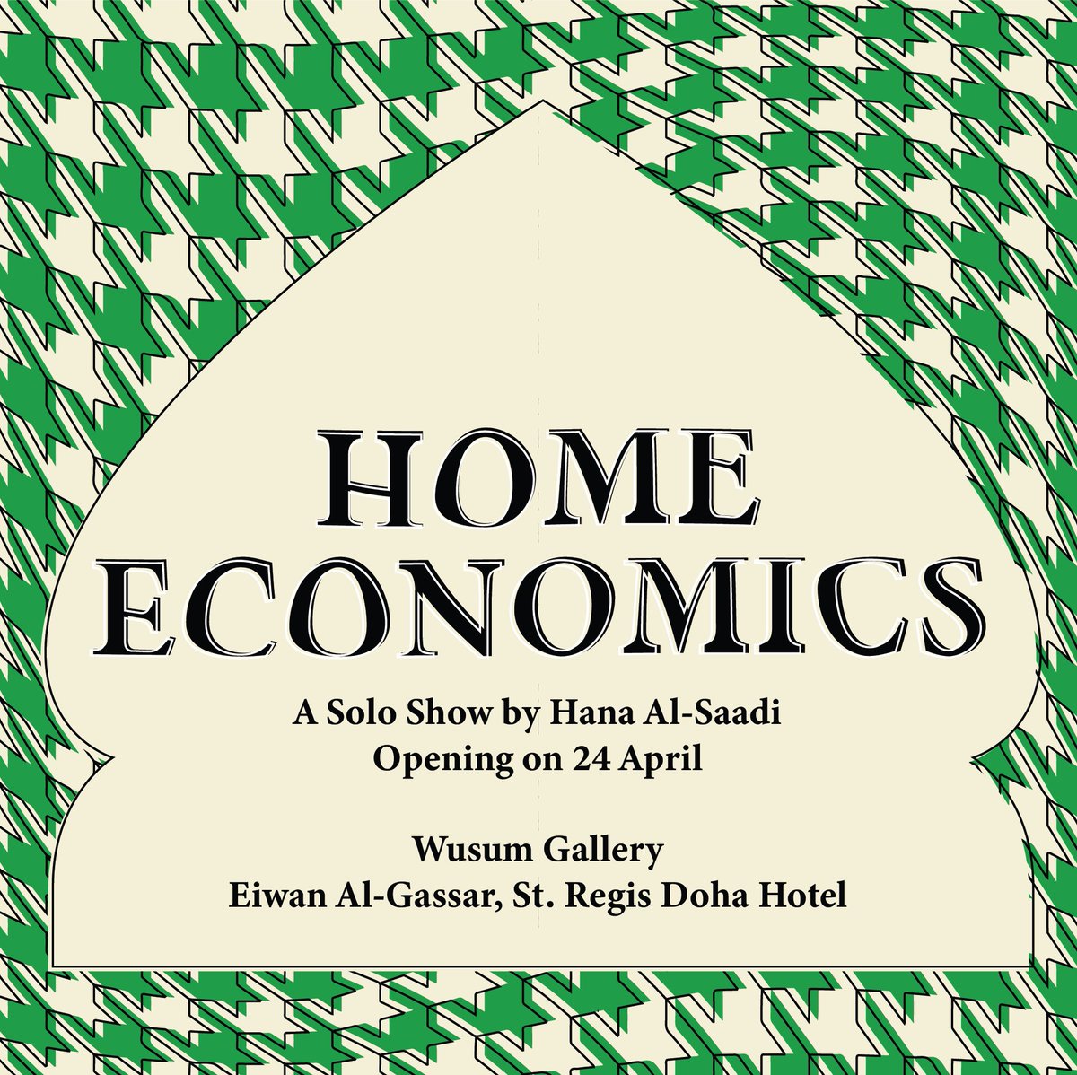 Painting + Printmaking alumna Hana Al-Saadi’s solo show 'Home Economics' will open on April 24, from 6-9pm at Wusum Gallery. The occasion marks the Gallery’s first solo exhibition & in this exhibition, Hana presents a new body of work spanning sculpture, painting, & installation.