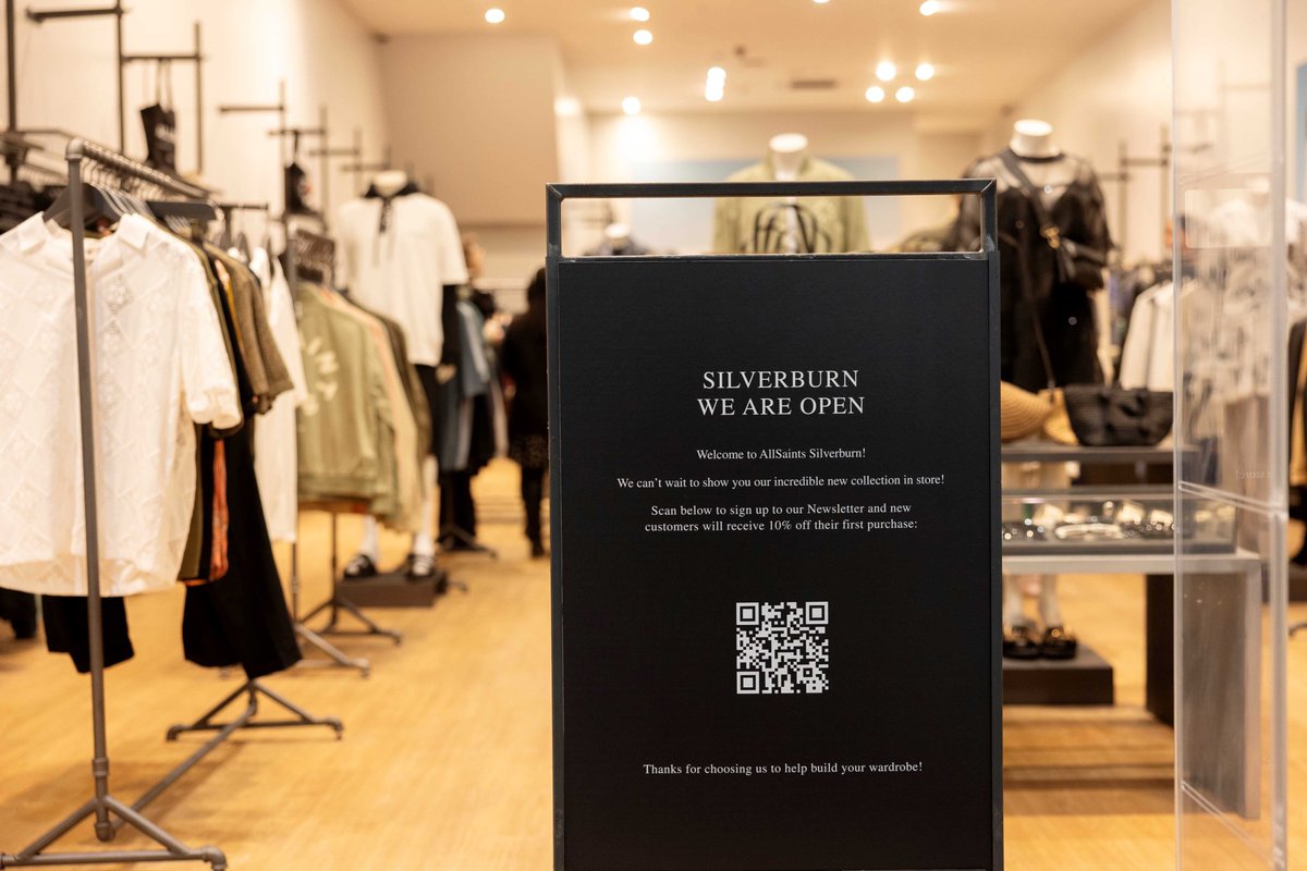 Iconic apparel chain AllSaints opens at Silverburn. Find out more ➡️ a1retailmagazine.com/new-stores/all… #retail #retailnews #British #fashion #retailer #AllSaints #newstore