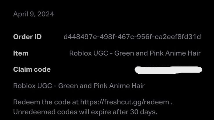 FREE UGC LIMITED GIVEAWAY🎁🎁
Green and Pink Anime Hair

To enter you must : 
- Follow me @RykerzPlayzRB
- Like👍and Retweet🔁
- Comment done  

Ends in 2 days later  
#robloxegghunt2024 #RobloxFreeUGC #robloxgiveaway #robloxgiveaways #FreeUgc #robloxgw #robloxgws