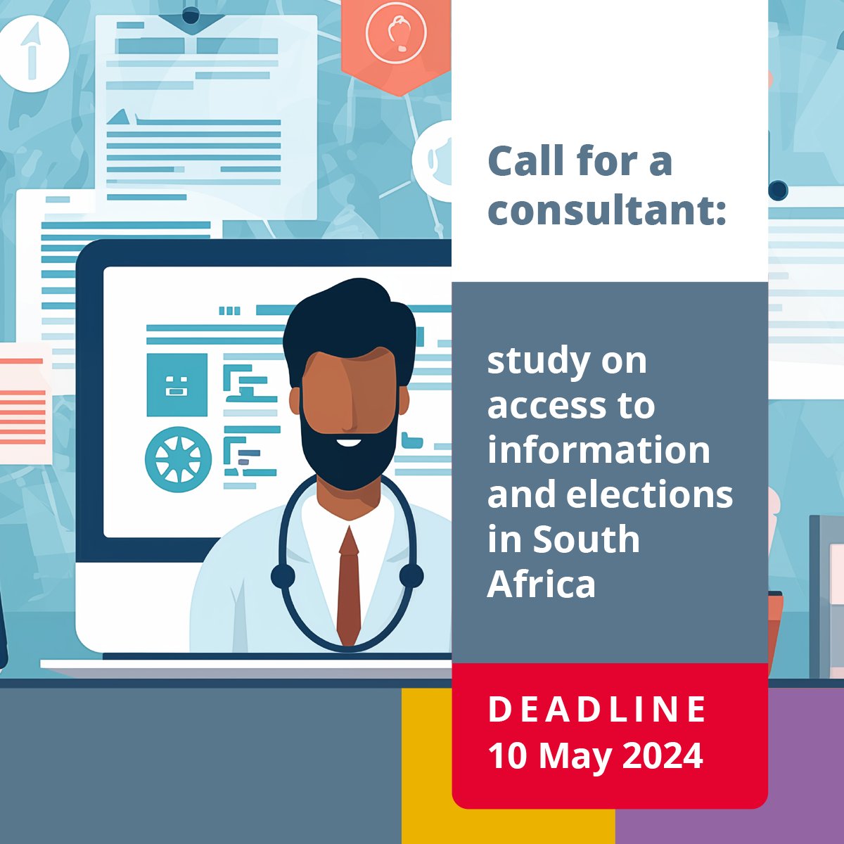 @CHR_HumanRights is looking for a consultant to undertake a study on access to information and the quality of the information ecosystem in the 2024 national and provincial elections in South Africa. ⛔Application deadline 10 May 2024 For more intel visit:chr.up.ac.za/latest-news/37…