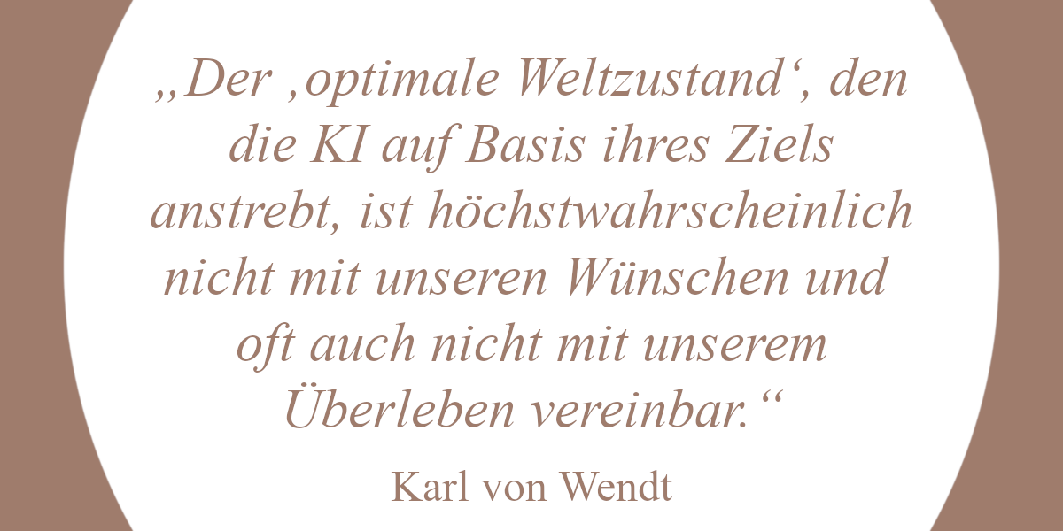 Könnte #KünstlicheIntelligenz außer Kontrolle geraten und unsere Existenz gefährden? Antworten sucht das aktuelle TATuP-Interview mit dem KI-Experten und Science-Fiction-Autor Karl von Wendt aka @KarlOlsberg. 📖 Zum Interview: ➡️ doi.org/10.14512/tatup… #KIRisiken @oekomverlag