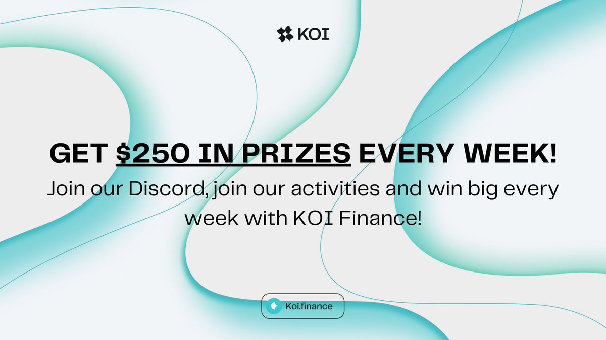 Win every week with <a href="/koi_finance/">Koi Finance (∎, ∆)</a> on Discord!

THIS WEEKS SCHEDULE:

🎮 Monday: Royal Rumble Monday (22 April 2024 13h00 UTC)
🎮 Tuesday: Boobble League (23 April 2024 15h00 UTC)
🎮 Wednesday: Trading Rumble (24 April 2024 14h00 UTC)
🎮 Friday: Mini Golf Games (26 April 2024 16h00