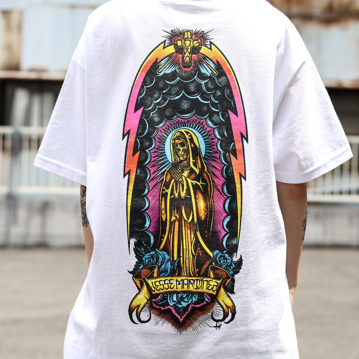 Feelin_osaka's tweet photo. 【DOGTOWN】JESSE MARTINEZ GUADALUPE HANDSHAKE TEE (WHITE)
149cm Mサイズ着用
https://t.co/o0YbhtNKT5
#JESSEMARTINEZ シグネチャーグラフィック。
大人気S/S TEE入荷しております!!
完売必至!狙っている方はお早めに!
#dogtown https://t.co/ZvXTr4MLcg