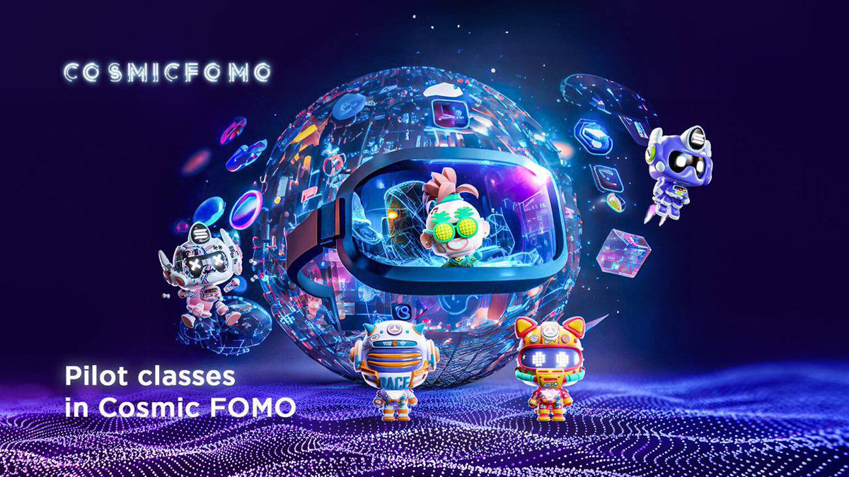 Hey guys! 👋 We hope you haven't forgotten the basics of Cosmic FOMO. 🤩 We have prepared a new video on our YouTube channel Cosmic FOMO Pilot Classes. This video will help you refresh your knowledge and introduce you to the different pilot classes and their unique features.
