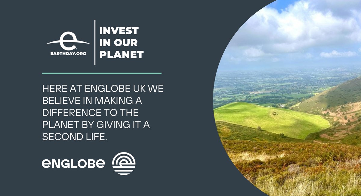 Here @EnglobeUk we believe in making a difference to the planet by giving it a second life. Remediating contaminated materials, including soils & organics, using both in-situ methods, as well as ex-situ treatment facilities, is part of our daily operations. #EarthDay2024