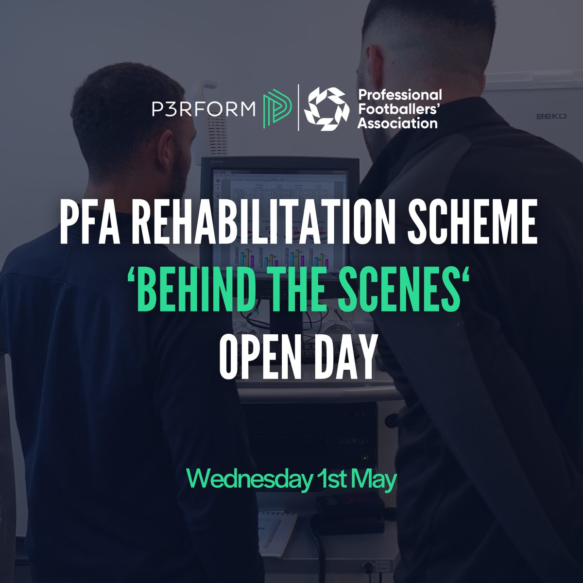 If you're a sports science or medical staff member of clubs eligible to send players to our <a href="/PFA/">PFA</a>  Rehabilitation Programme, you're invited to our open afternoon at St. George's Park on May 1, 2024. 

Register via the link below for further details ! 👇

lnkd.in/eJh-9gQC