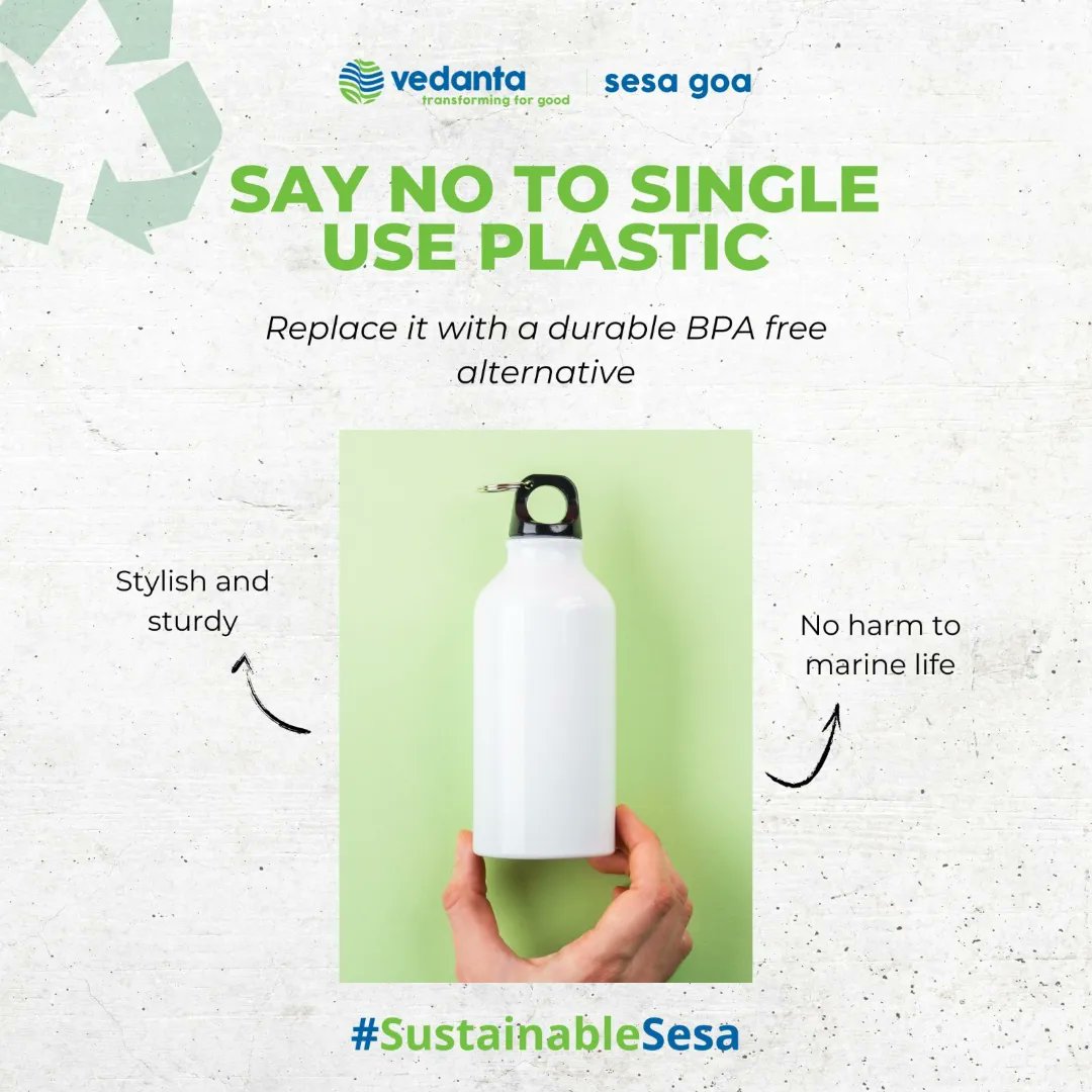 Vedanta Sesa Goa is committed in the quest of breaking free from #PlasticPollution through its various initiatives.  

#SustainableSesa #Vedanta #SesaGoa #TransformingForGood #TransformingCommunity #WorldEarthDay
