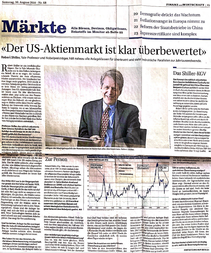 UrbanGottfried's tweet photo. US #Aktienmarkt überteuert - bedrohliche Parallelen zur Jahrtausendwende...der Artikel ist 10 Jahre alt (S&amp;P 500 bei ca 1900 Punkte, heute 5.000 Punkte. Märkte können sehr lange außerhalb wissenschaftlicher Muster laufen. Nicht investiert sein ist auch ein Risiko. https://t.co/Du89IpmsqT
