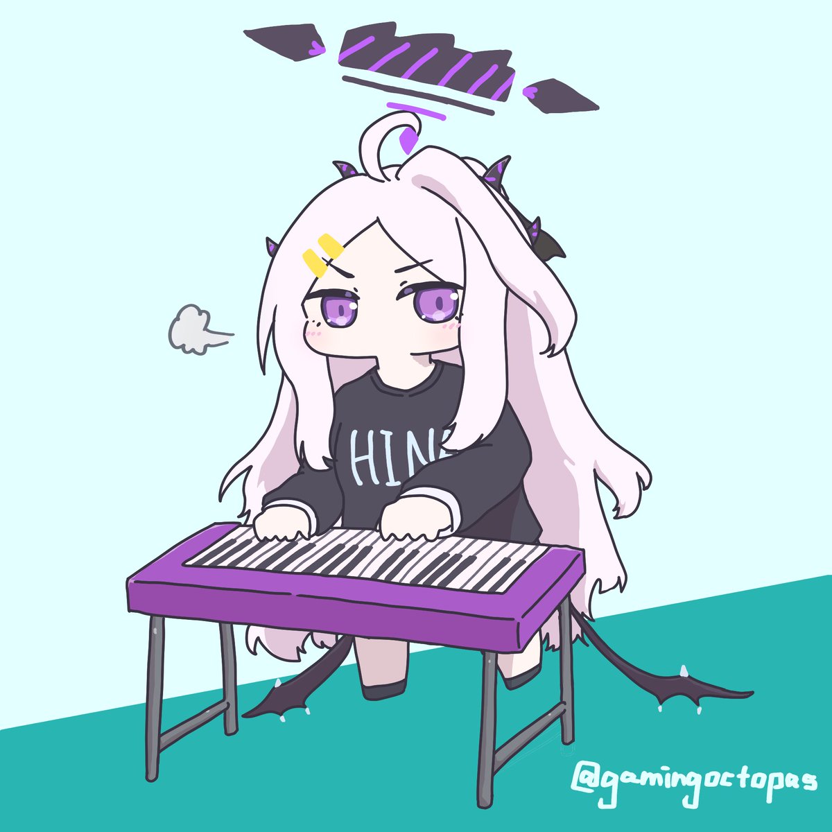 ブルアカ「ヒナも音楽できるもんね#ブルアカ 」|あらきたこやき( ˘ω˘ )のイラスト