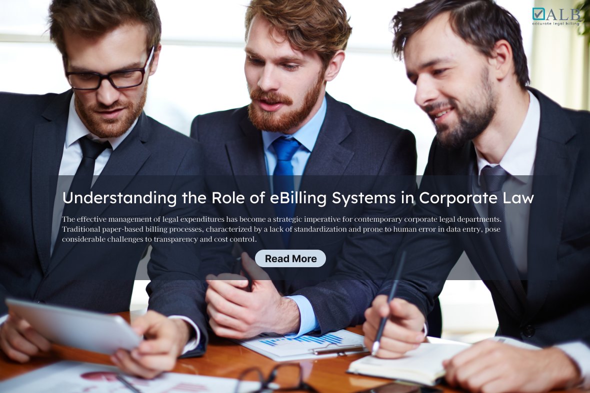 Find how e-billing systems can revolutionize legal spend management for corporate legal teams, enhancing efficiency, savings, and collaboration. bit.ly/3vl90st

#CorporateLegalDepartments #EbillingSystems #CloudBasedEbilling #LegalBillingGuidelines #ComplianceManagement