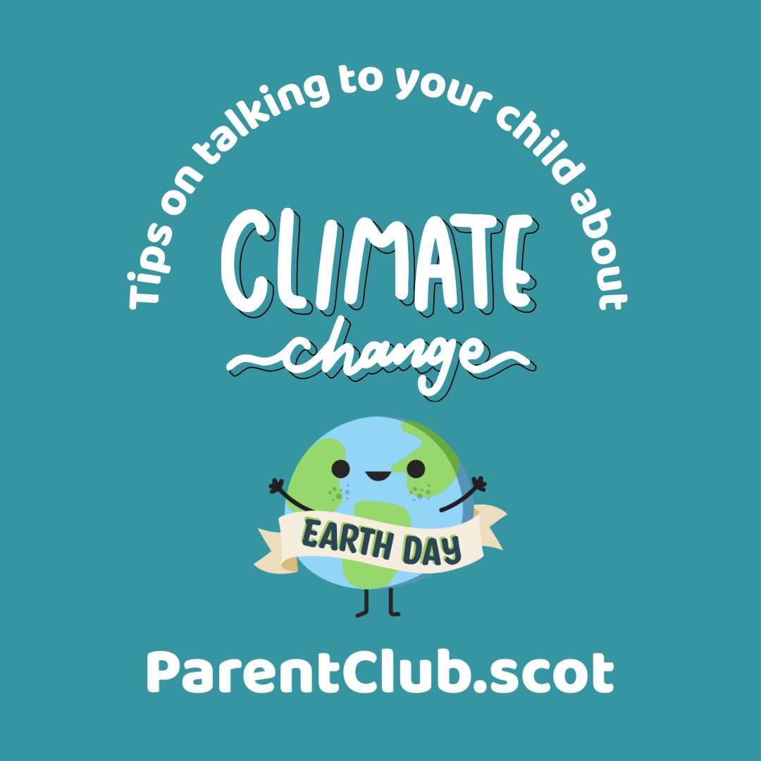 Research shows that many children & young people are worried about the state of the planet, some can become very anxious as a result💚 Top tips on helping children with any questions & feelings they have on climate change➡ parentclub.scot/articles/talki… #EarthDay2024 @ScotGovNetZero