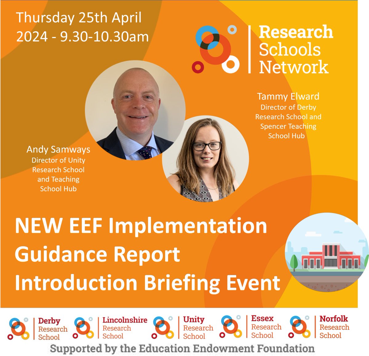 ⭐️Don't miss out! ⭐️ With the launch of the new EEF Implementation Guidance Report tomorrow, be the first to find out about the changes. Sign up here ➡️tinyurl.com/k4jxb6zt.