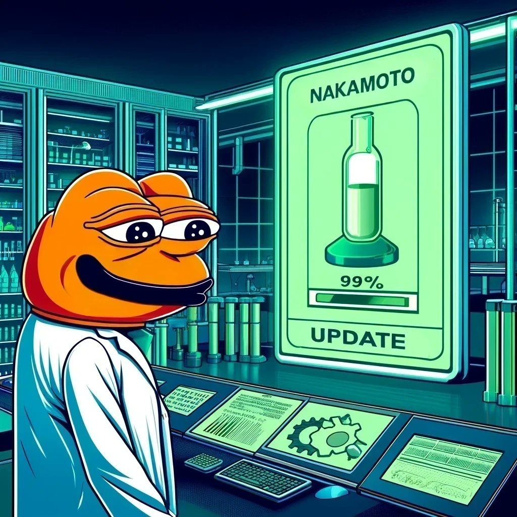 PepeCoinSTX's tweet image. Which dev do you think made this rocket fuel for #nakamoto update on @Stacks?⛽️

Few blocks left before lift-off!🚀

Less transaction time ✅
Fast blocktime ✅
Bitcoin finalty ✅
Leading Bitcoin L2✅

#BTCPEPE #PEPEBTC #Bitcoin