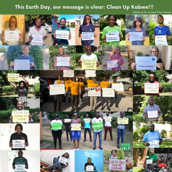 This #EarthDay, as part of @LeadFreeKabwe, we are advocating for Kabwe to be cleaned. Kabwe deserves a fresh start - cleaning up means healthier lives for the people, and ensuring a brighter future for generations to come. #EarthDay #LeadFreeKabwe