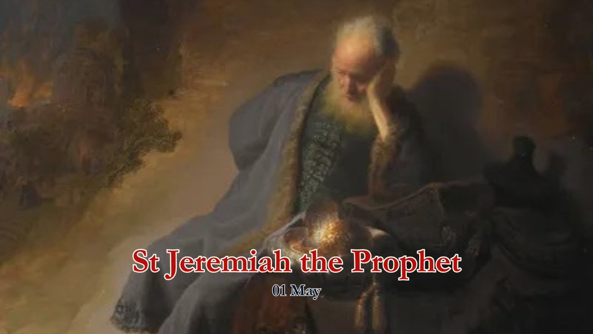 Today is also the feast of St Jeremiah the Prophet!

#christianity #catholicism #salesians #faith #religion #easter #prayers #prayforus