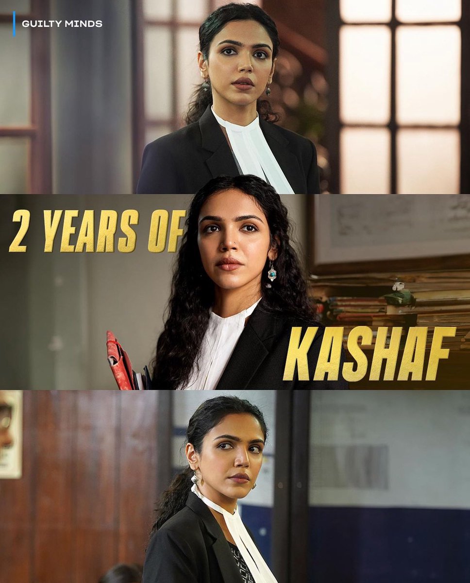 2 years of Guilty Minds on @PrimeVideoIN A series that has been transformational in more ways than one. Kashaf will always be close to my heart. Thank you for the love. And I really hope we do a S 2🫶🏼