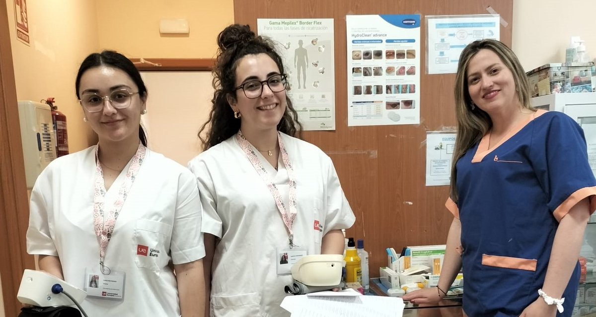 ➡️👩‍⚕️Los estudiantes de la primera promoción del Grado de Enfermería del campus de Alicante de la <a href="/UEValencia/">Universidad Europea de Valencia</a> comienzan sus prácticas en diferentes hospitales y clínicas del sector hospitalario como <a href="/Vinaloposalud/">Vinalopo Salud</a>, <a href="/GrupoHLA/">Grupo HLA</a>, <a href="/GrupoBallesol/">Grupo Ballesol</a> y <a href="/Vithas/">Vithas Hospitales</a>.
#formacionpractica