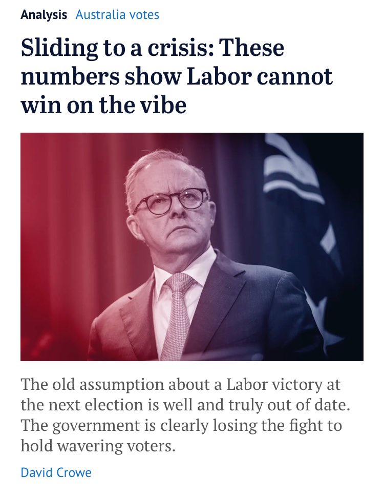Seems ALP govs are either mauled by Murdoch/MSM or held to impossible standards of perfection. Can everyone just stop and remember how atrocious Morrison and Abbott were, then imagine how much worse Dutton will be?! I’ll take an imperfect ALP gov over a soulless LNP one any day