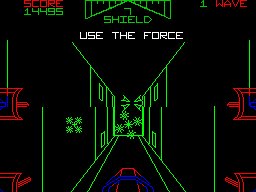 Favourite Speccy games... Star Wars, 1987 A surprisingly late title on the Speccy given ROTJ had been in the cinema 4 years earlier, but to take on Tie Fighters & fly the trench run on the Death Star was incredible - really good vector gfx on the Speccy #zxspectrum #retrogaming