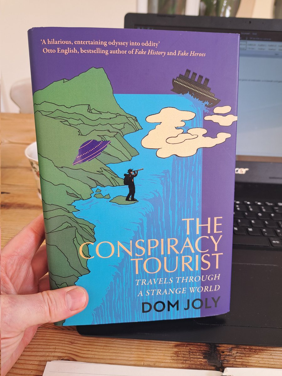 Really enjoying @domjoly's very funny and slightly worrying book about conspiracies