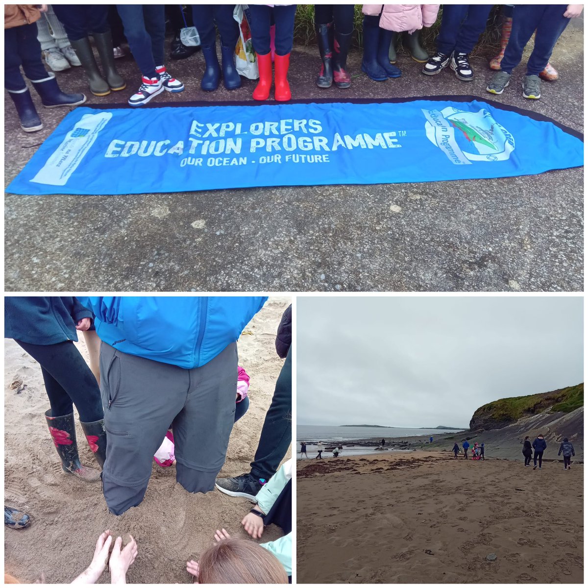 Thanks to all the students from @DoonahaSchool who took part in a @MarineInst @explorersedu Seashore Safari last week in Co. Clare with Explorers Outreach Officer Claire Kelly #KeepExploring @ClareEdCentre