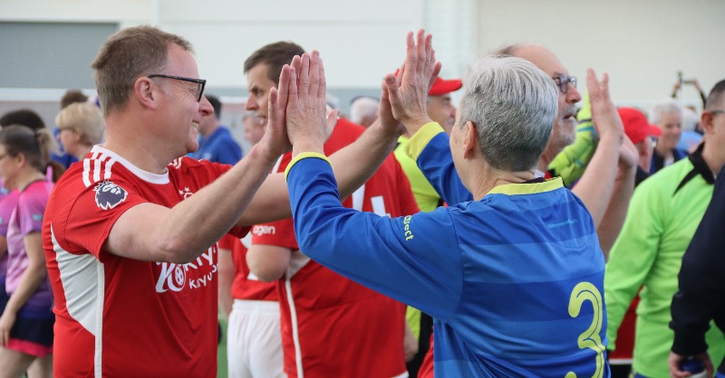 ⚽️ Proud moment for our Neuro Walking Football team representing Nottingham Forest at the Cure Parkinson's Cup on Sunday at St George's Park. With 20+ teams competing, our team finished as Quarter Finalists, narrowly missing out on penalties. #CureParkinsonsCup #NFFC