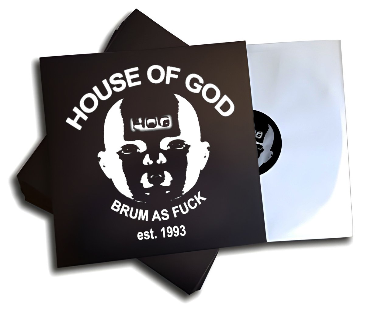 Pre-Order Now: Brum as Fuck Discs 1 - 6 House of God bleep.com/stream/brum-as… + Limited edition + Glossy picture sleeves with the tracklist printed on reverse Inlcudes new exclusive tune from each artist featured as well as one “classic” track from the HOG vault.