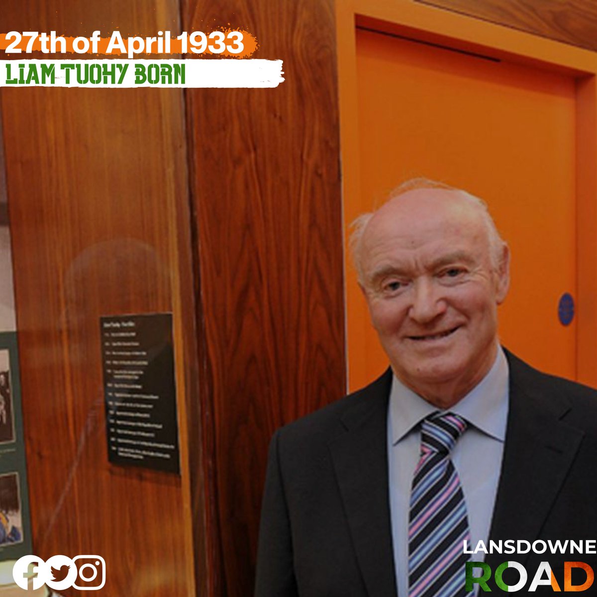 On this day in 1933, Liam Tuohy is born. Tuohy was the quintessential 'Football Man' who would often have to spin several jobs whilst managing the Irish Youth team in the early 80s - which was unpaid at the time. His contribution to the cause should never be forgotten!