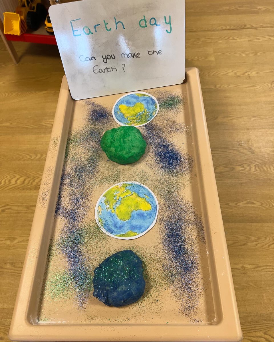 Earth Day 2024 🌍

Today we’ve explored activities based around ‘Earth Day’. We’ve sorted out recycling into the correct bins, saved the sea animals from the rubbish and made our own Earth models with playdough. 
#earthday #planet #ourplanet #saveourplanet #rubbish #recycling