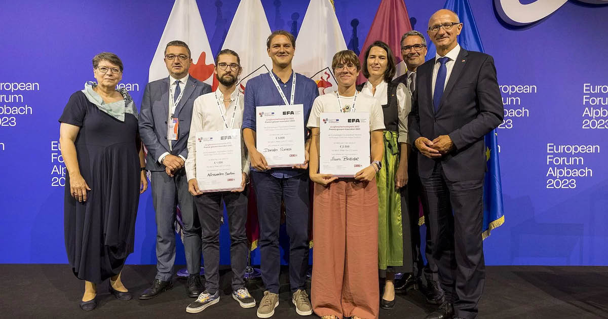 Sono aperte le iscrizioni all’edizione 2024 del Premio Giovani Ricercatori Euregio, sponsorizzato dalle Camere di Commercio dell’Euregio Tirolo-Alto Adige-Trentino. Scadenza: 15 maggio 2024. webmagazine.unitn.it/node/120467/