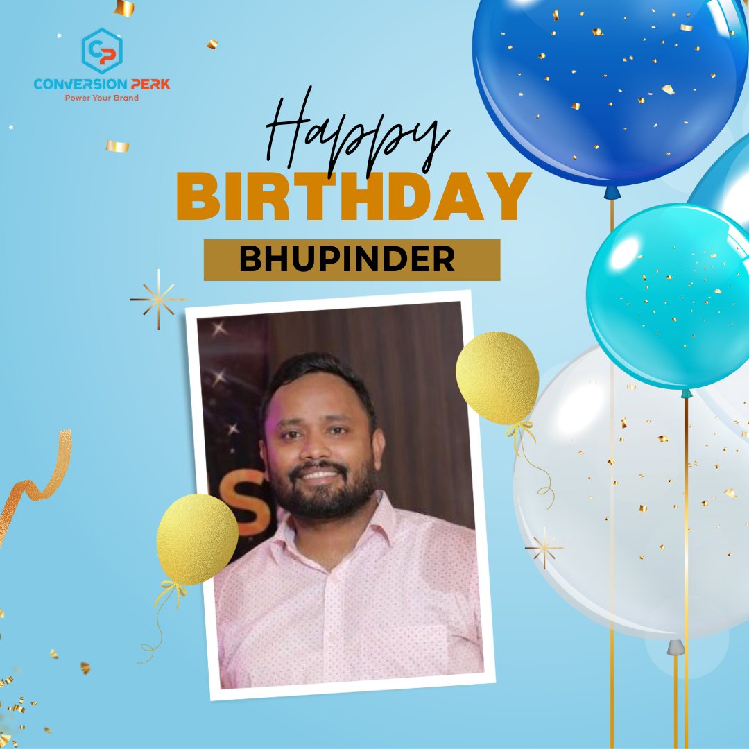 Celebrating the birthday of an invaluable member of our team! Wishing you a day overflowing with joy, laughter, and cherished memories, Bhupinder Singh. 

Happy Birthday! 🎉🎂

 #ConversionPerk #CPMohali #TeamBirthday #CelebrationTime #April2024