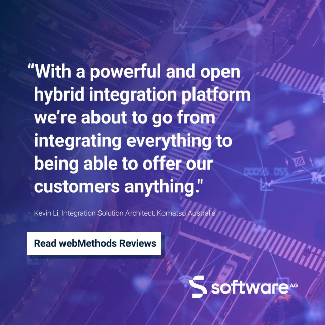SagEnrico's tweet photo. Solving the “chaos of connectivity” means a better experience for your customers—and a competitive advantage for your company. Read how your peers are delighting their customers with webMethods: https://t.co/0cBTBhe0uE #Integration #AI #webMethods https://t.co/Re2W0qZv0v https://t.co/qhlI1rROIB