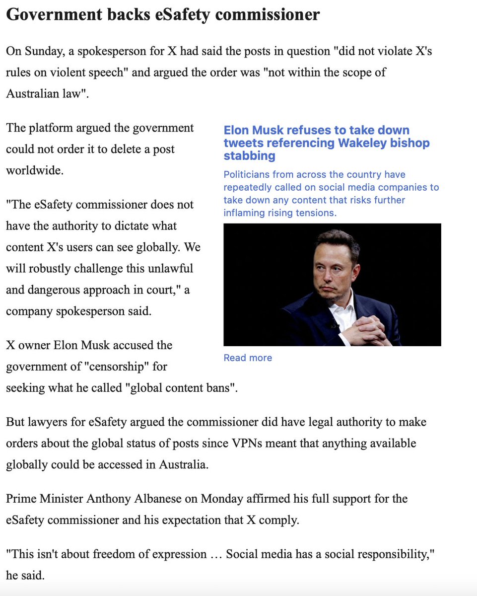 samstrades's tweet image. X has been given till Wednesday to comply, where it'll be allowed to present its case. Until then, hear this, X has to put a warning on all Wakeley stabbing posts, WORLDWIDE. #esafety commissioner has power to make such orders, how the fk can this cover whole world #X #Twitter