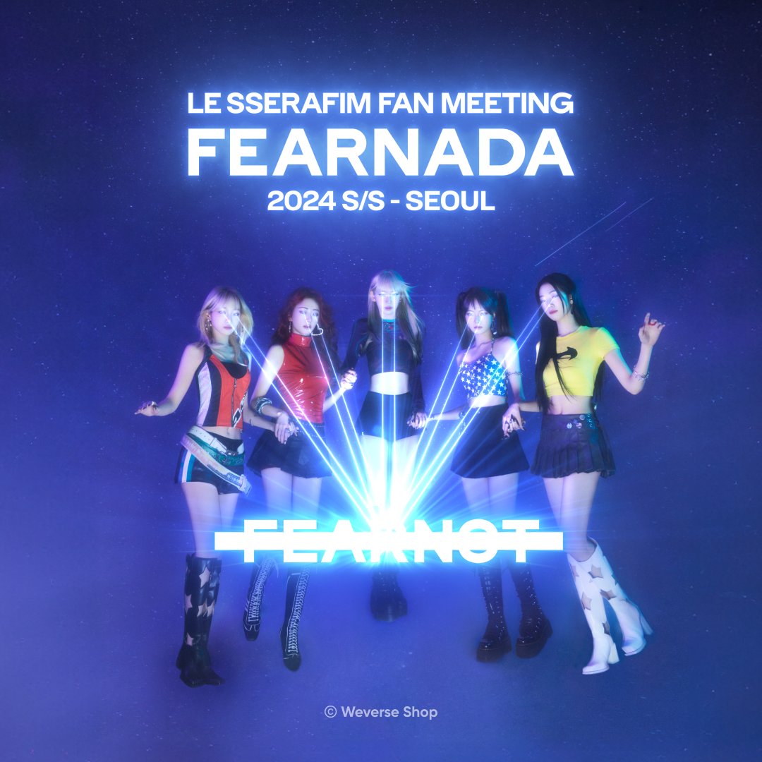 『LE SSERAFIM FAN MEETING ‘FEARNADA’ 2024 S/S - SEOUL』オンライン・ライブストリーミング開催および利用券販売のご案内 📍le-sserafim.jp/posts/news/rlf… #LE_SSERAFIM #르세라핌 #FEARNADA