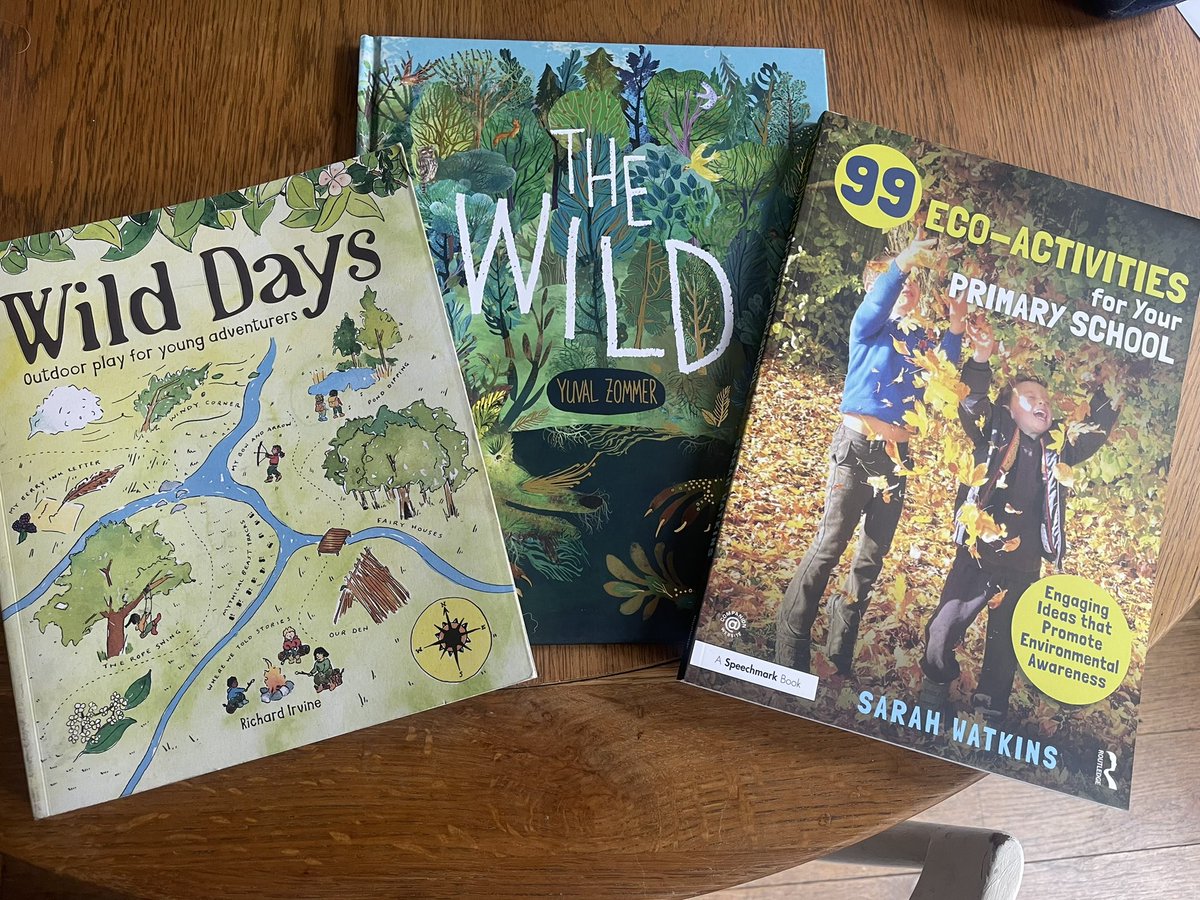 My books this week for linking in with Earth day and #walesoutdoorlearningweek @OutdoorEdChat