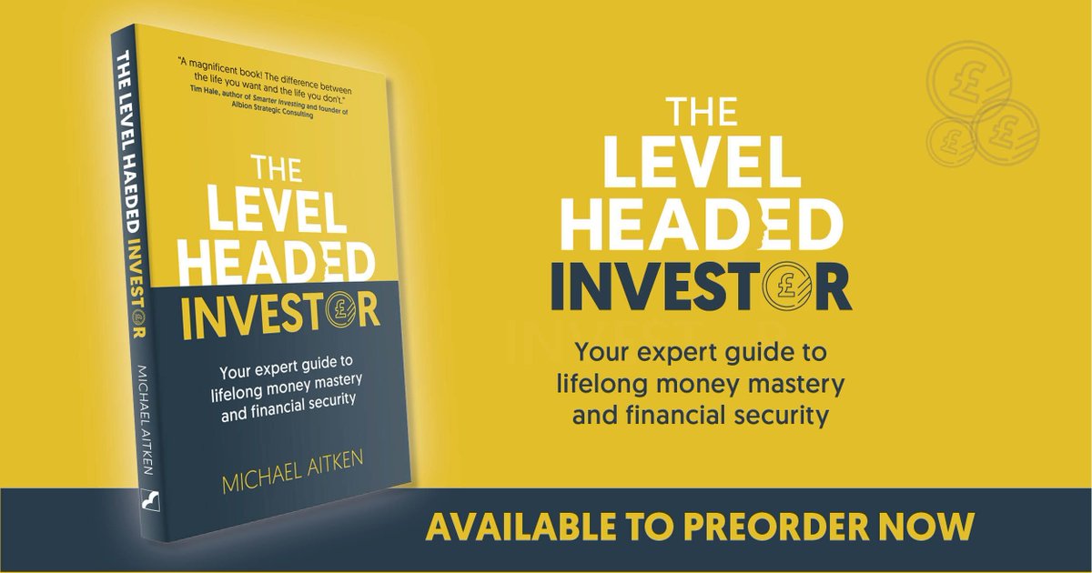 Our latest book, 'The Levelheaded Investor,' is almost ready for launch! 🚀 Discover the four essential pillars of financial wellbeing and pave a way to a worry-free financial future. It's out on 23rd May, but you can pre-order your copy now buff.ly/3W5kYBm