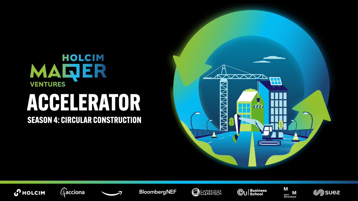 Season 4 of the <a href="/Holcim/">Holcim</a> MAQER Ventures Accelerator is closing registrations soon, and we don't want you to miss out on the chance to innovate on a global scale.

Apply now👉bit.ly/3UVZ42O
