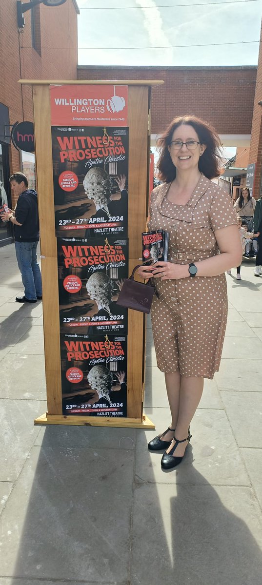 Don't miss Emma (Greta) talking to <a href="/adamdowling/">Adam Dowling</a> on <a href="/BBCRadioKent/">BBC Kent</a> this afternoon. Tune in at 3.40 to hear them chat about the almost sold out Witness for the Prosecution on this week at the <a href="/hazlitt_theatre/">Hazlitt Theatre</a>