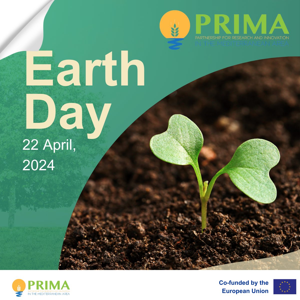 🌍🌱 Happy Earth Day! 🌱🌍 Today; let's celebrate our commitment to creating a brighter, greener future for the Med region and beyond. So, as we mark Earth Day, let's look ahead with the @FUTURE4PRIMA project, laying the groundwork for more collaboration, research&Innovation